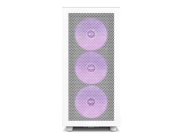 NZXT PC dėklas H7 Flow RGB midi bokštas baltas