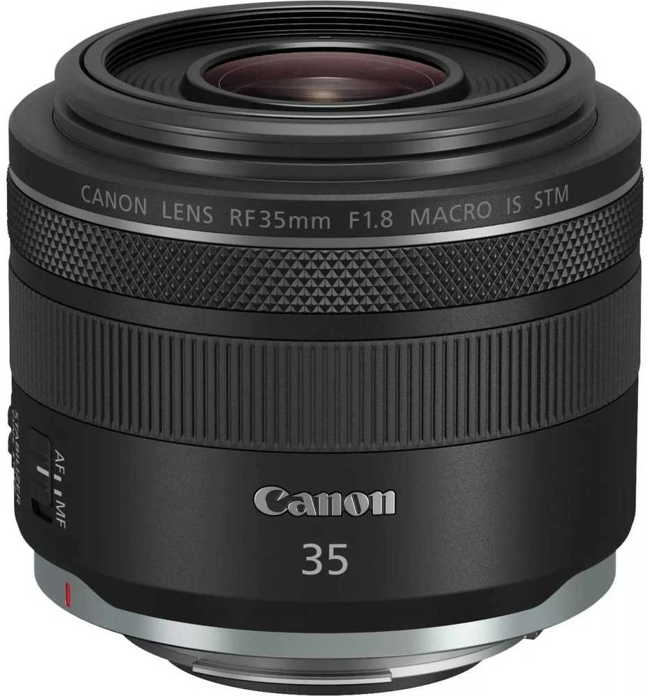 „Canon RF 35mm F1.8 IS STM Macro“ objektyvas.