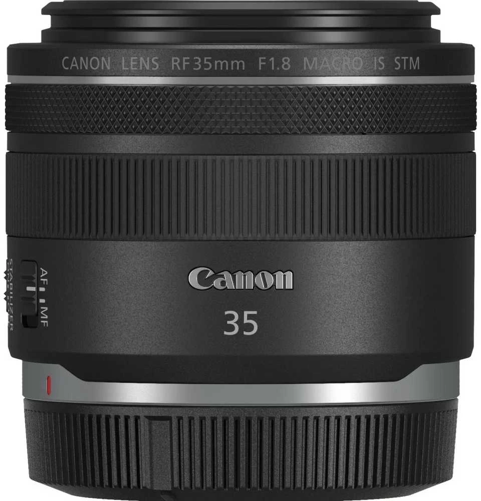 „Canon RF 35mm F1.8 IS STM Macro“ objektyvas.