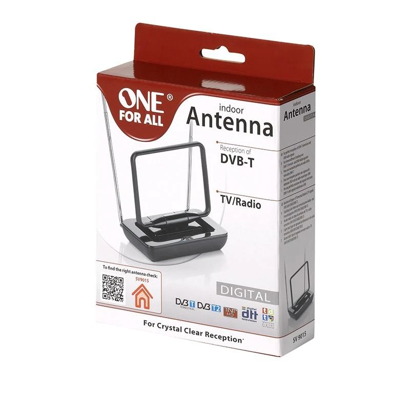 „One For All SV 9015“ vidinė antena (juoda)