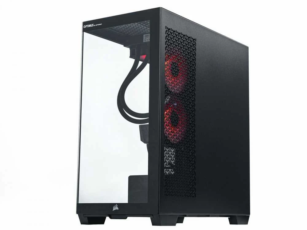 Stacionarus kompiuteris Optimus e-sport kompiuteris gb550t-cr5 ryzen 7 5800x/16gb/1tb/rx 7600 gaming oc 8g/w