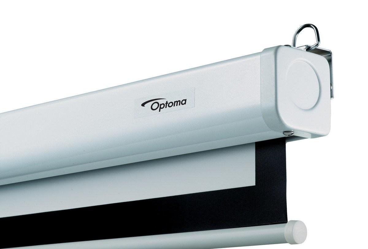 OPTOMA ekranas rankinis 312.42cm 123inch 16:10 2656x1660cm greičio mažinimo sistema 20kg