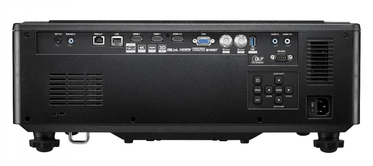 Optoma Projektorius zu920t, lazerinis, 9800 liumenų, procesoriaus suliejimo ir iškreipimo funkcija, 360° w9pd7k201vz1