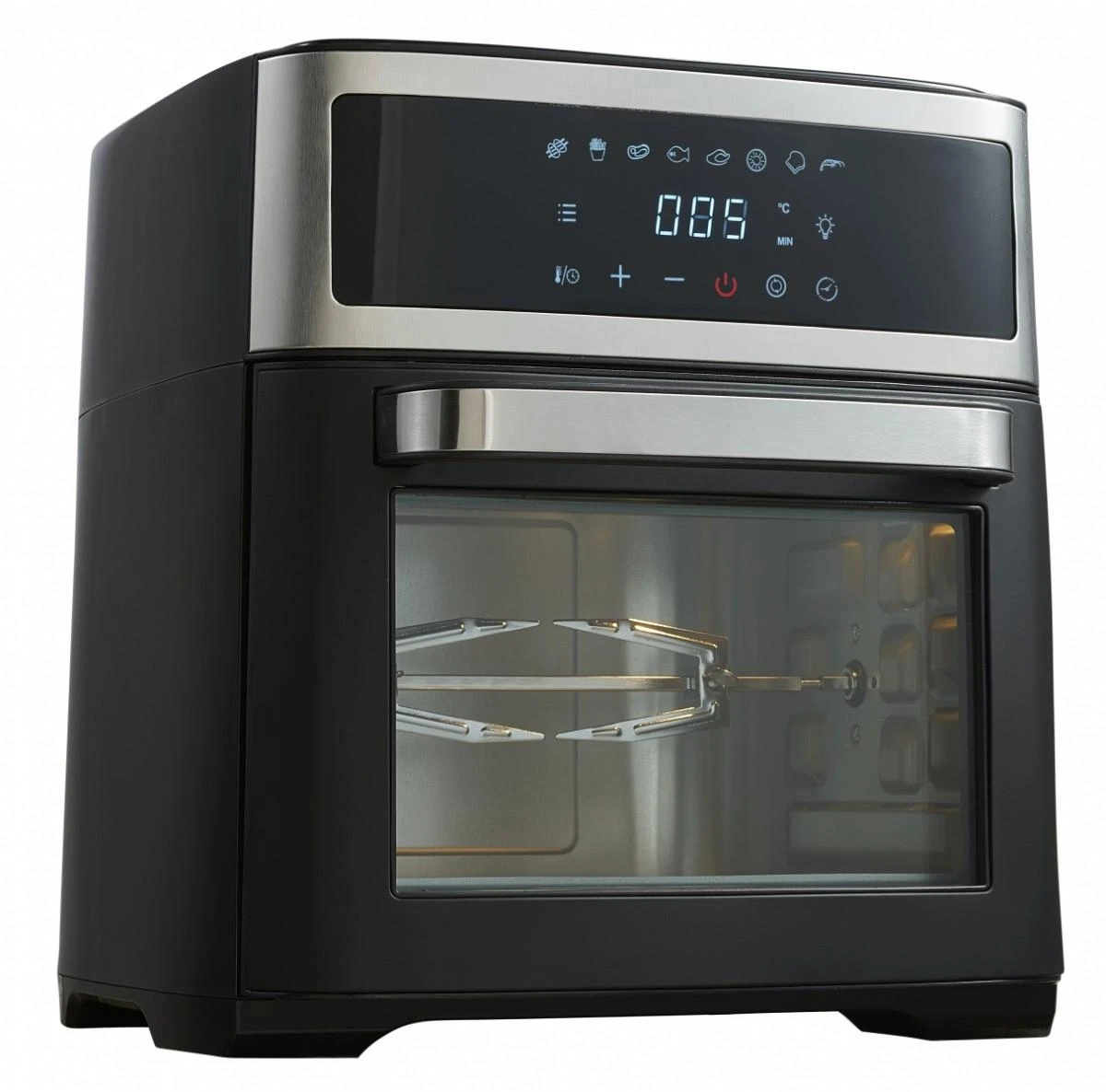 Mikrobangų krosnelė Adler | Airfryer Oven | AD 6309 | Power 1700 W | Capacity 13 L | Nerūdijantis plienas/Juodas