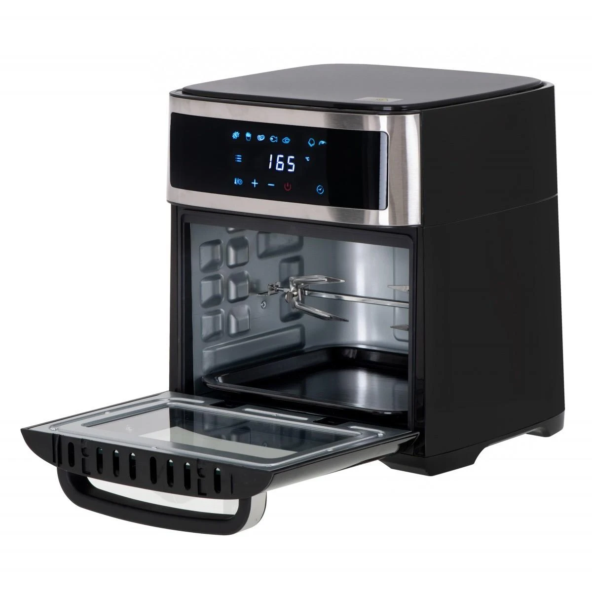 Mikrobangų krosnelė Adler | Airfryer Oven | AD 6309 | Power 1700 W | Capacity 13 L | Nerūdijantis plienas/Juodas