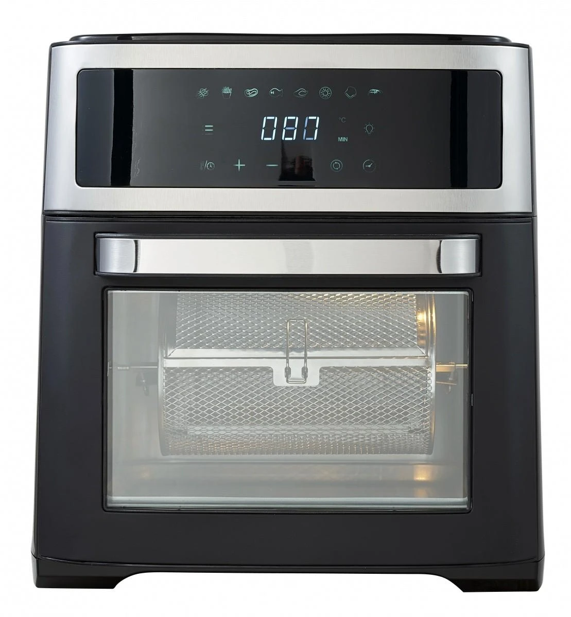Mikrobangų krosnelė Adler | Airfryer Oven | AD 6309 | Power 1700 W | Capacity 13 L | Nerūdijantis plienas/Juodas
