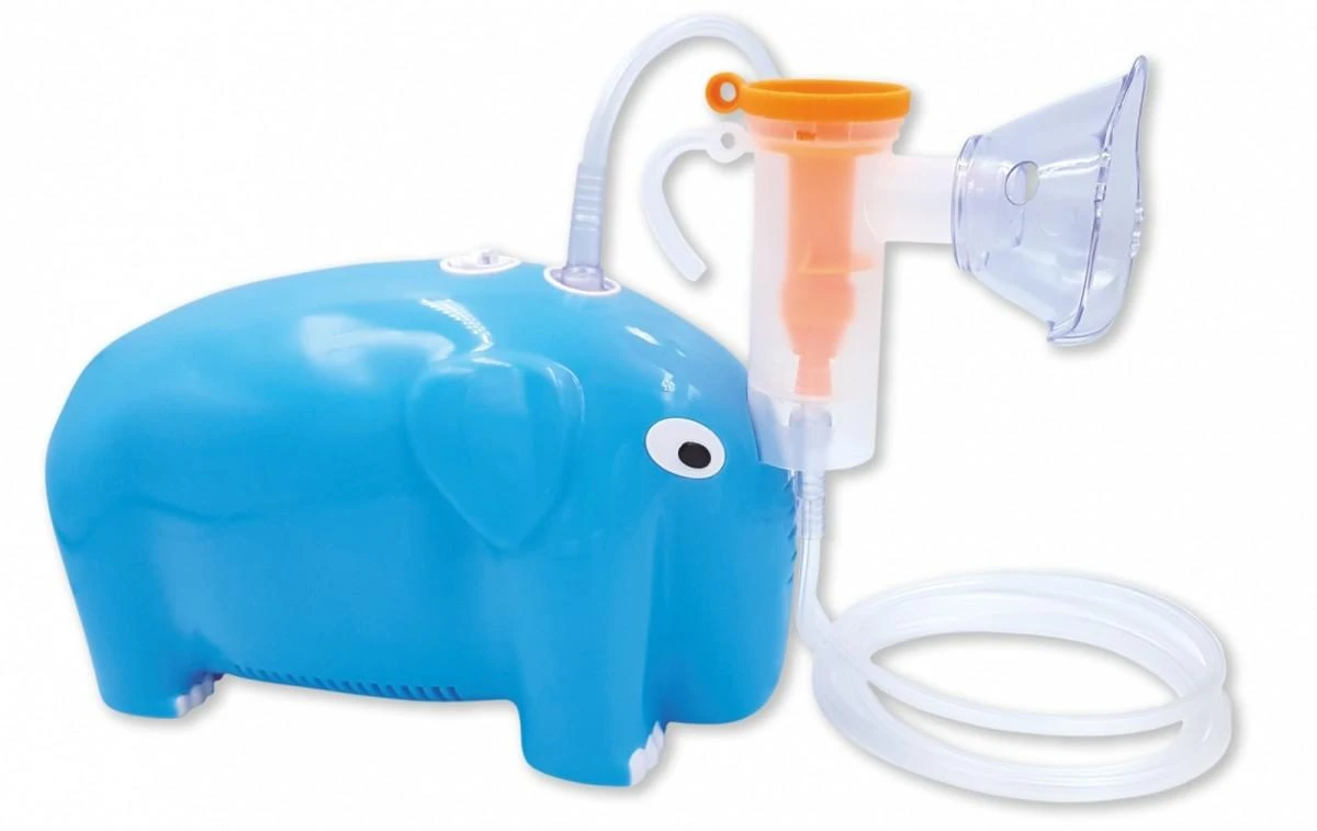 Oro-med Pneumatinis stūmoklinis inhaliatorius HI-TECH MEDICAL GOLD-MED. GOLD-BABY NEB (mėlyna spalva)
