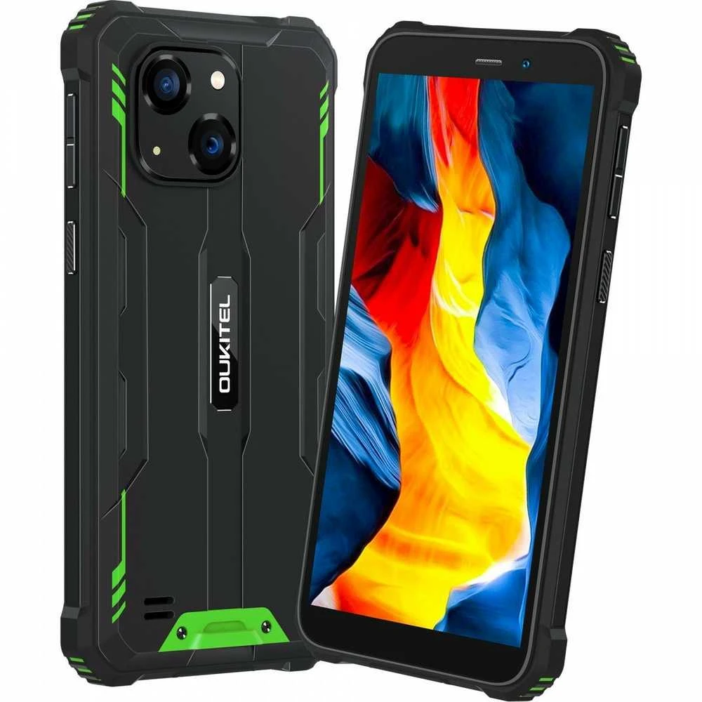 Išmanusis telefonas „Oukitel G2 6′ 4/64 DS“. 6300 mAh (žalias) be įkroviklio