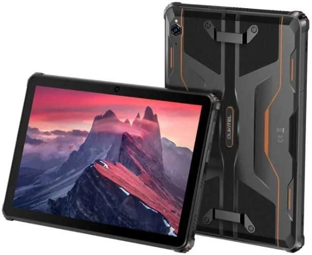 Planšetė Oukitel RT9 4G LTE-TDD & LTE-FDD 256 GB 25,6 cm (10.1″) 6 GB Wi-Fi 5 (802.11ac) Android 14 Juoda, Oranžinė