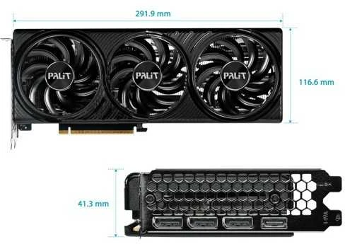 PALIT RTX 5060 Ti Infinity 3 16GB GDDR7 vaizdo plokštė