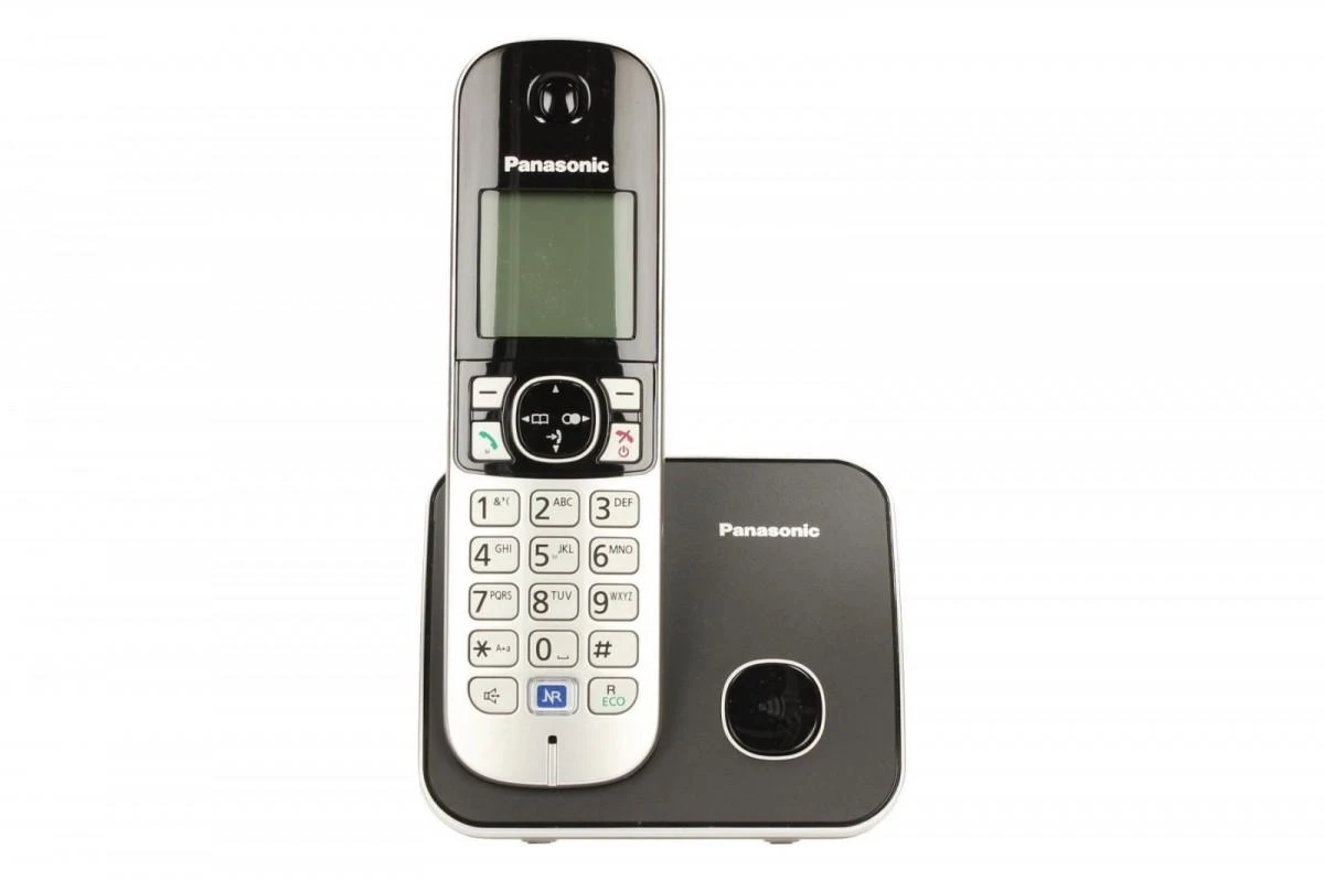 „Panasonic“ belaidis telefonas | KX-TG6811PDB | Integruotas ekranas | Juodas