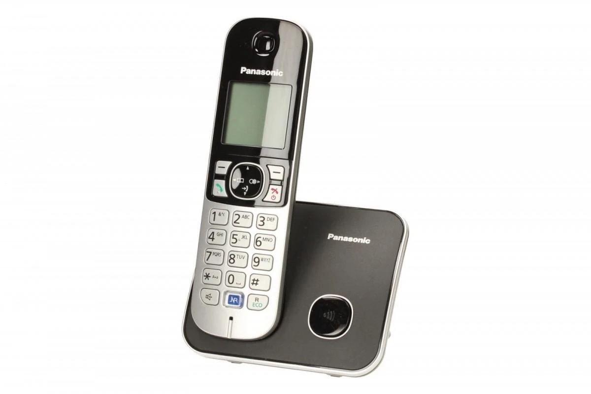 „Panasonic“ belaidis telefonas | KX-TG6811PDB | Integruotas ekranas | Juodas