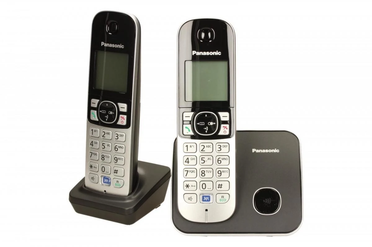 Panasonic KX-TG681 DECT telefonas Juodas,Sidabrinis