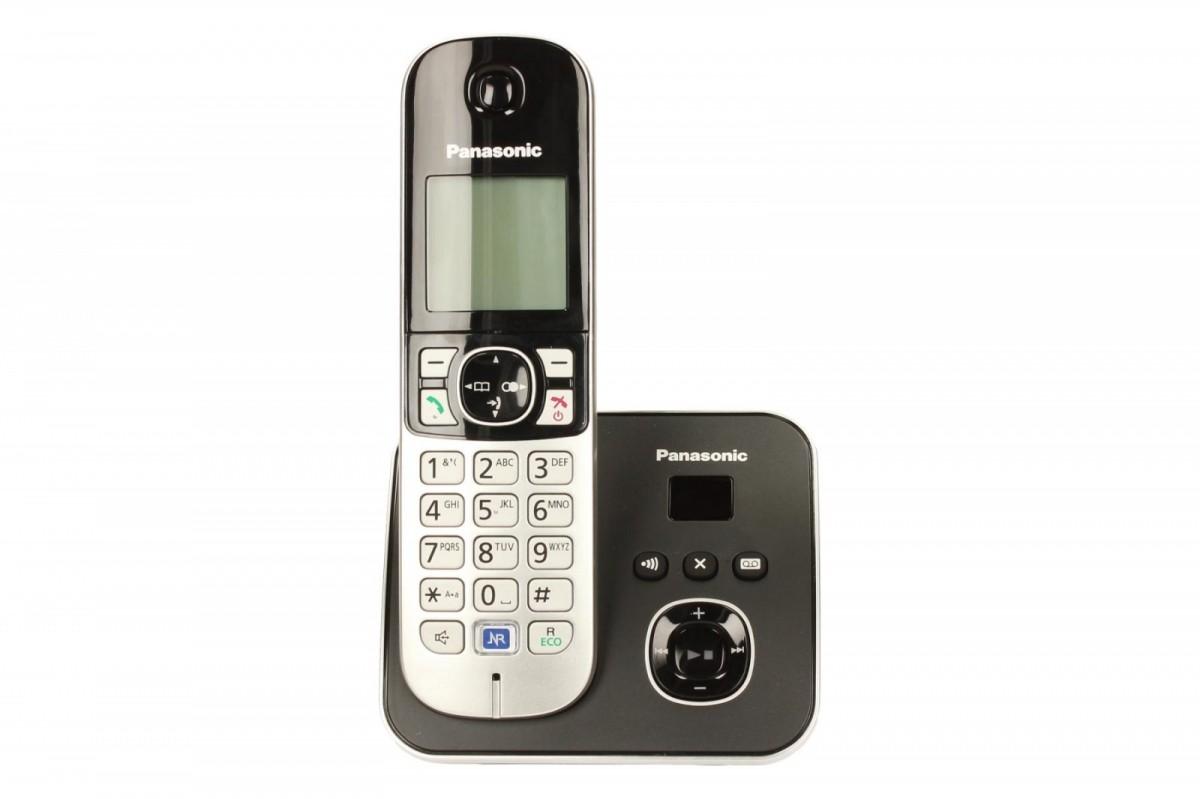 Fiksuotas telefonas Panasonic KX- TG6821PDB Juodieji ir sidabriniai