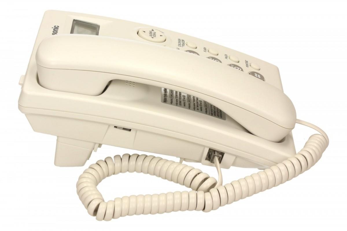 Telefonas - Panasonic KX-TSC11 skambinimo ID laidinis baltas