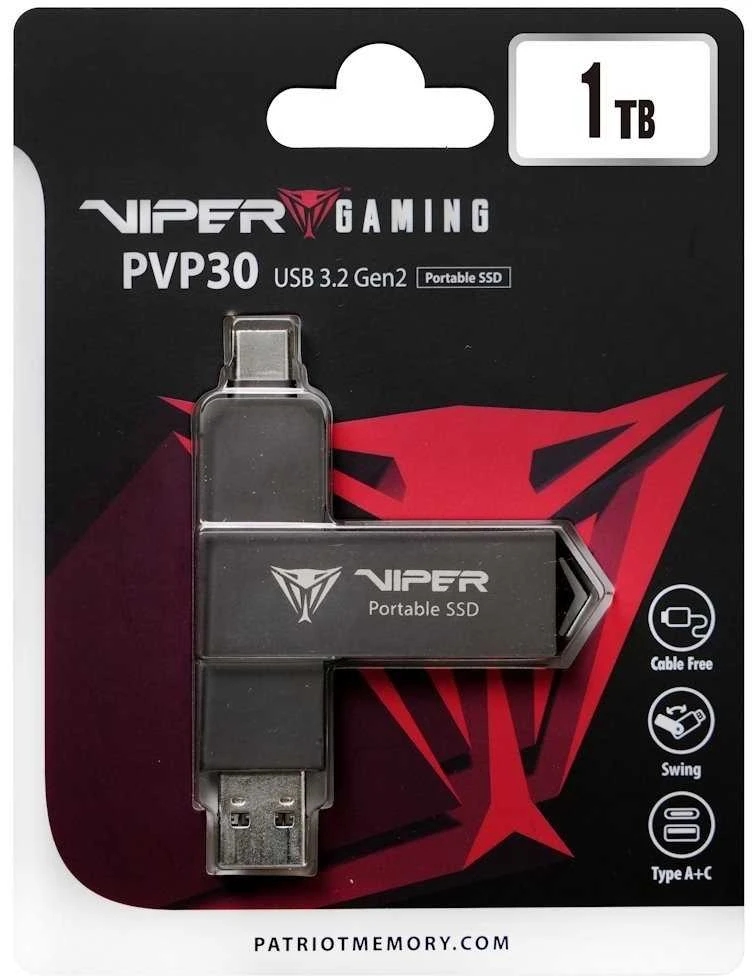 „Patriot PVP30 Duo Compact 1TB“ SSD diskai