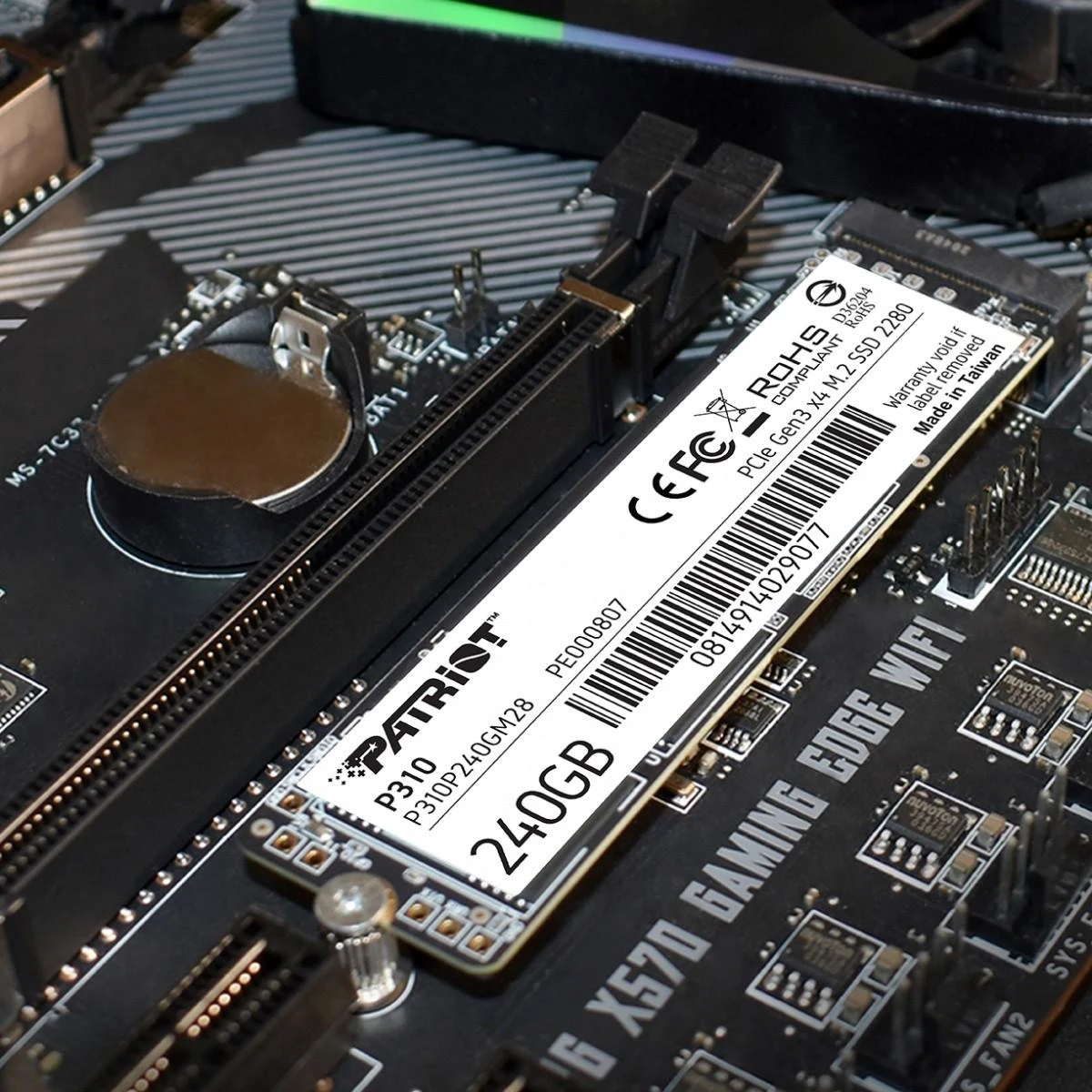 PATRIOT P310 240GB M2 2280 PCIe SSD NVME