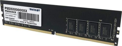 Patriot DDR4 atminties modulis su juoda plokštele