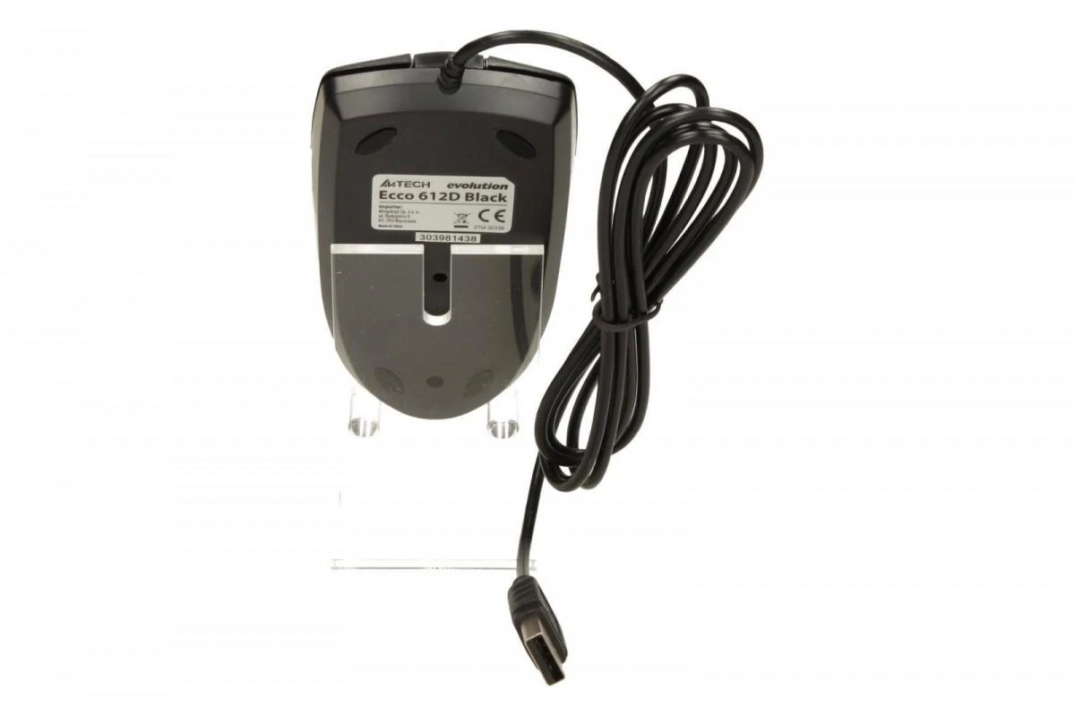 USB Pelė A4-Tech EVO Opto Ecco 612D juoda