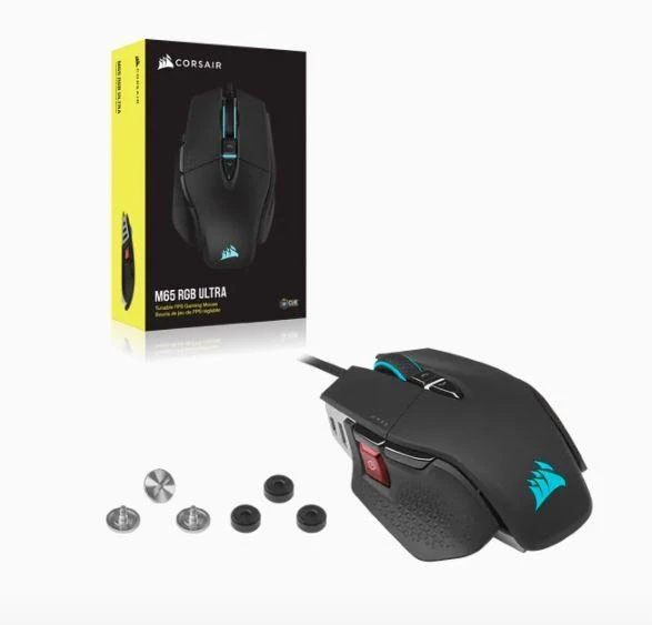 Corsair | Tunable FPS Pelė žaidimams | M65 RGB ULTRA | Pelė žaidimams | Optinė | su laidu | Juodas | Yes