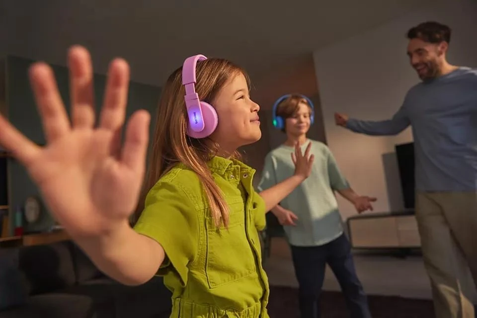Vaikiškos belaidės ant ausų dedamos ausinės Philips TAK4206BL/00, Mėlynos
