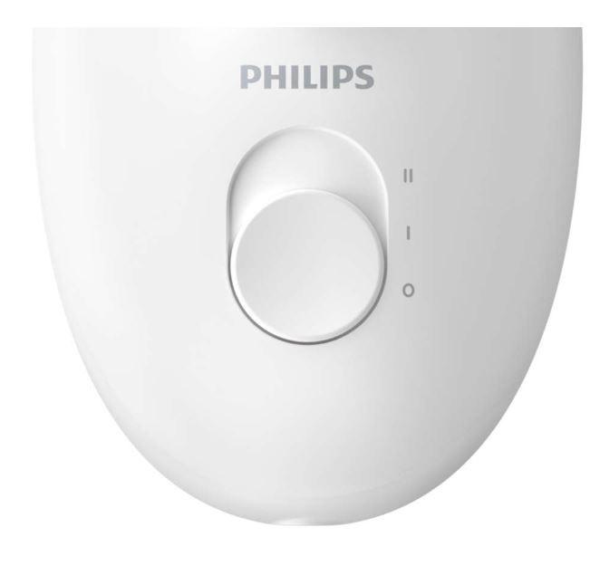 Philips Satinelle Essential Kompaktiškas laidinis epiliatorius BRE255/00