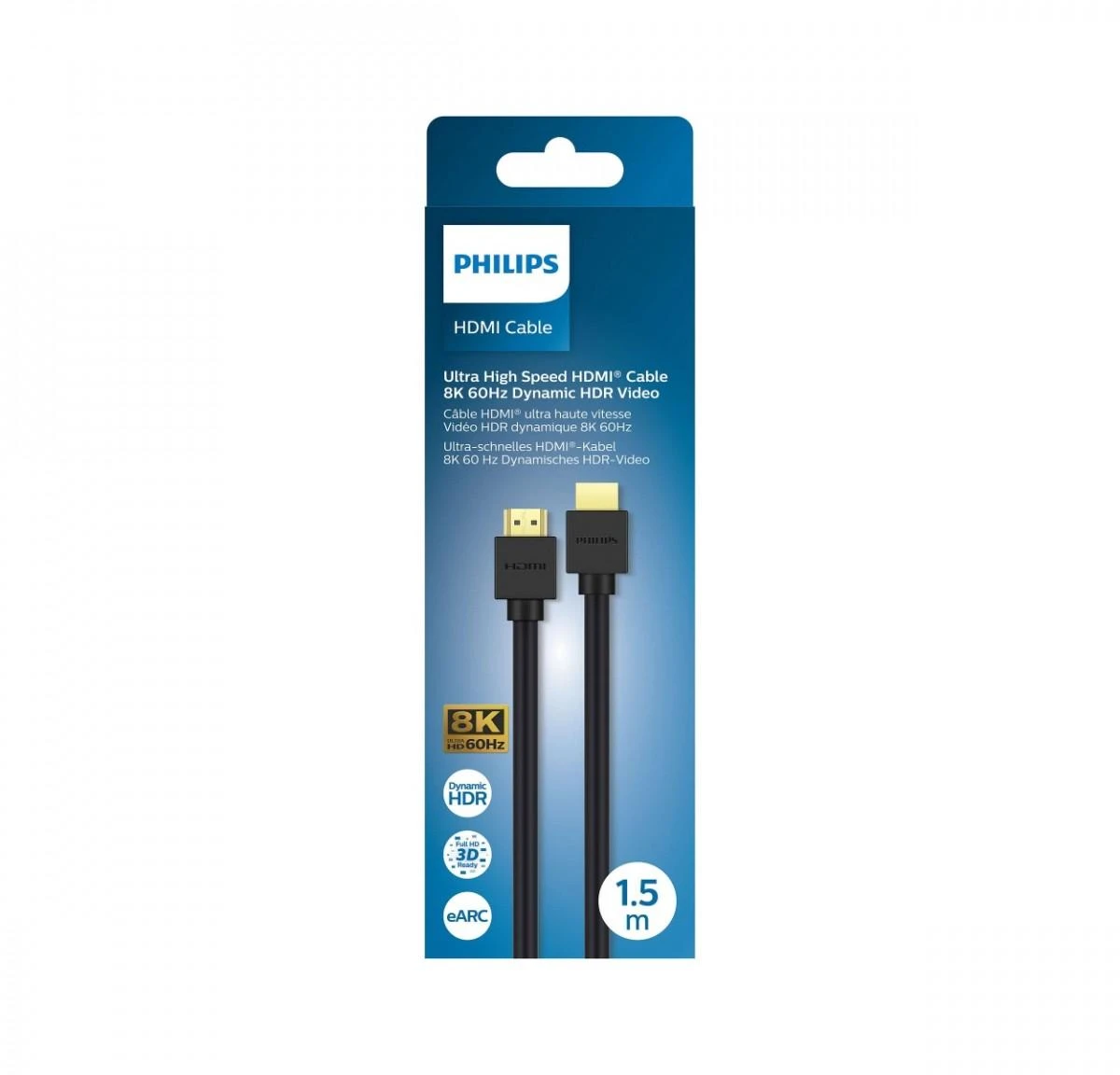KABELIS HDMI 2.1 1.5M PHILIPS SWV9431/00