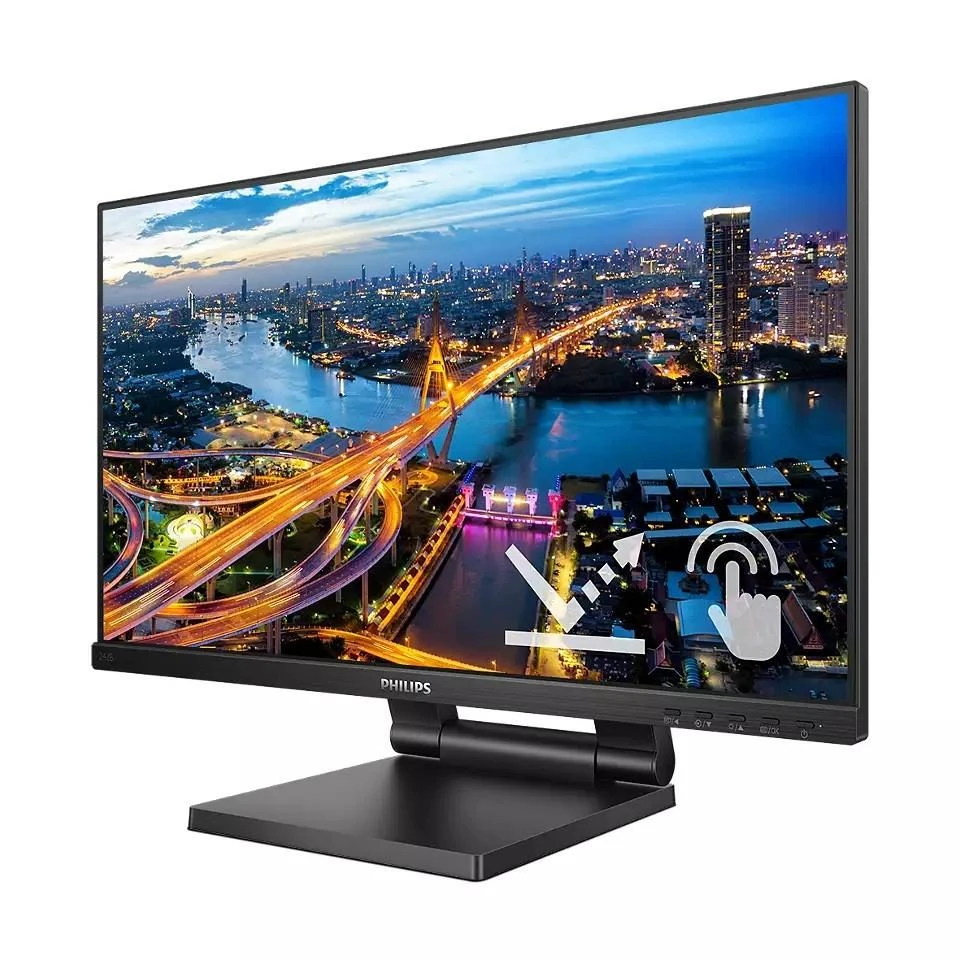Monitorius „Mmd Monitors“ ekranai „PHILIPS 242B1TC/01“, 23,8 colio, IPS, WLED, 1920 x 1080, „P-Cap In Cell“, lietimui jautrus ekranas, HDMI/Displayport, 3x USB 3.2.