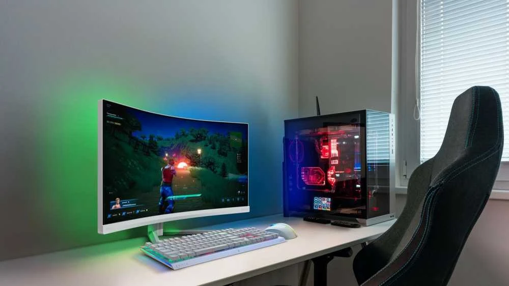 Monitorius „Mmd“ monitoriai, „PHILIPS“ 34 colių, 3440x1440, VA, 130 mm, „EVNIA 5000 Ambiglow Curved“, WQHD, 180 Hz, greitas VA, 1 ms, GtG HDR10, USB, 4x USB 3.2