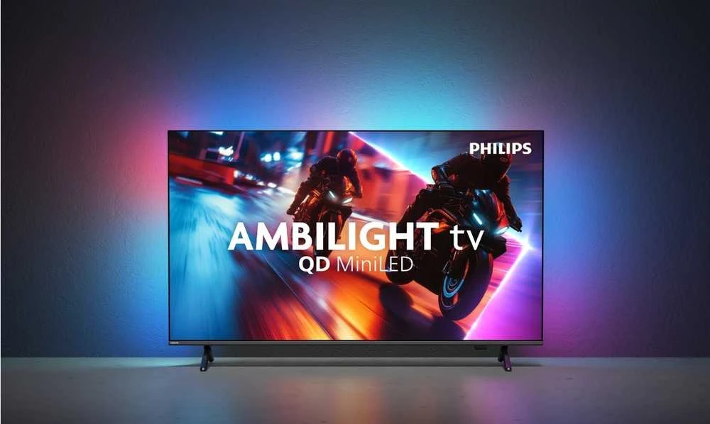 Televizorius Philips 4K Ambilight 85MLED910/12 |QD MiniLED | TITAN OS | 144 Hz