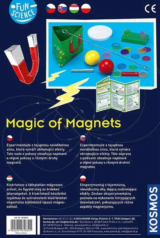 Piatnik įdomus mokslo rinkinys – PIATNIK magnetų pasaulis