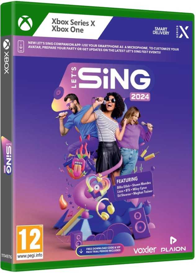 „Plaion Let's Sing 2024“ „XBOX Series X“
