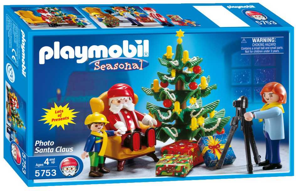 Playmobil Rinkinys su figurkami Christmas 5753 Zdjęcie ze Świętym Mikołajem