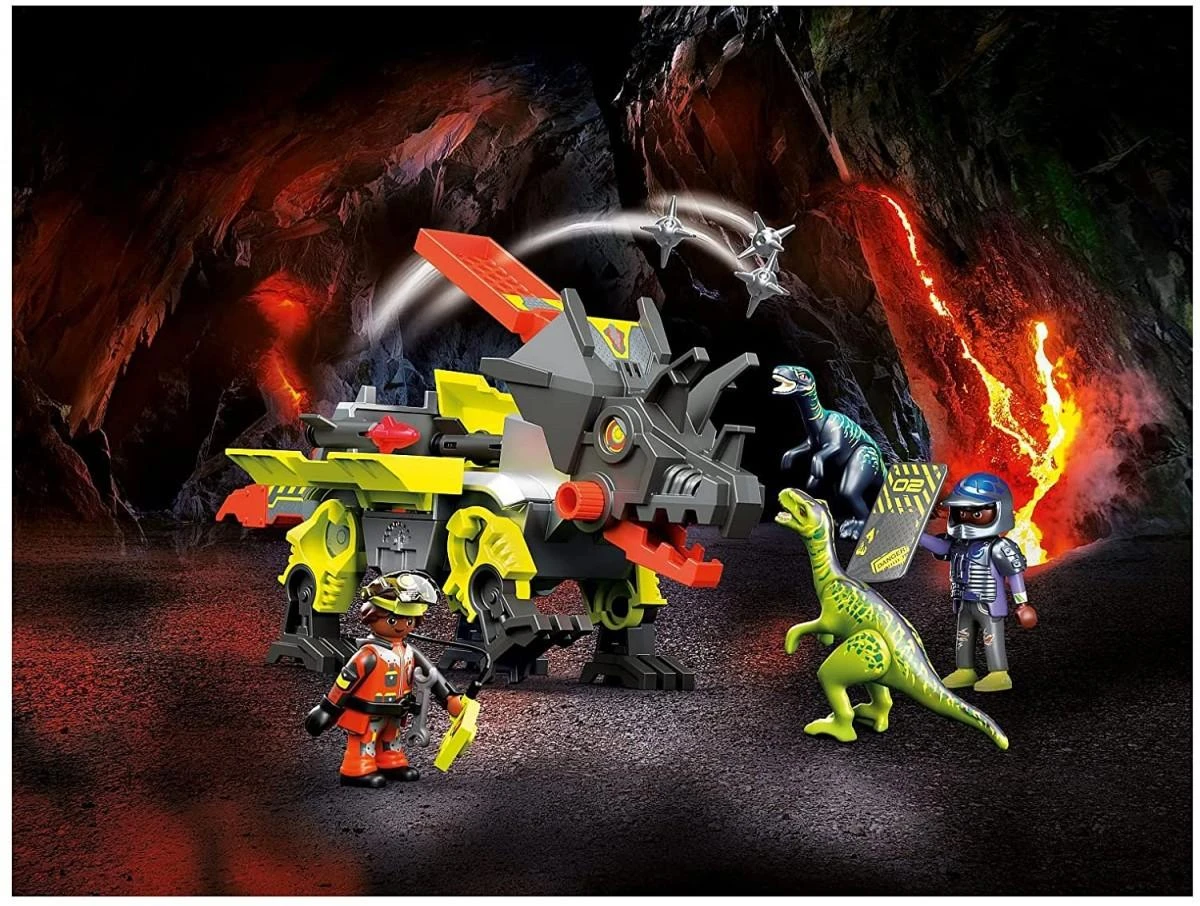 Žaislas - Playmobil Dino Rise Dino Robot (Playmobil 70928, priedai, įvairių spalvų)