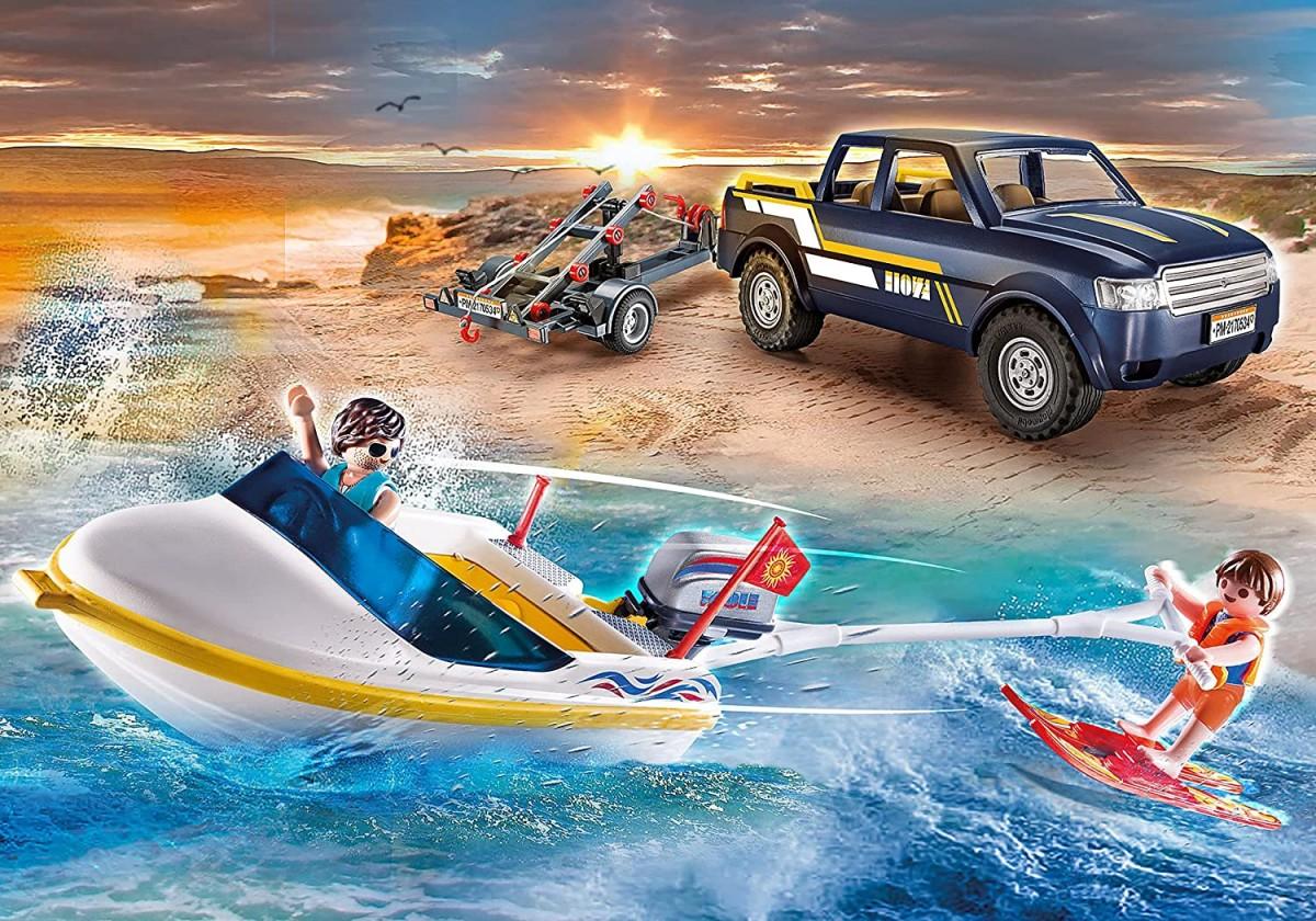 70534 PLAYMOBIL® Family Fun Pikapas su motorine valtim