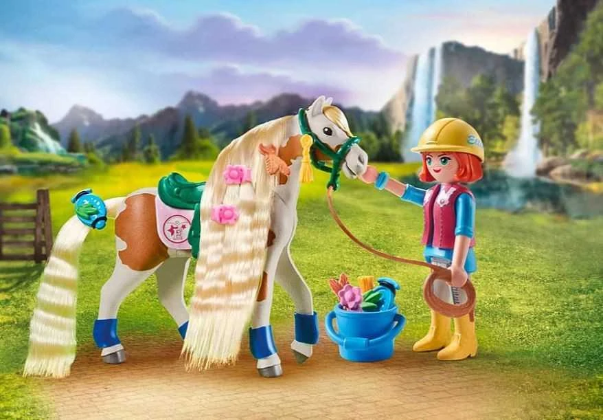 Playmobil Krioklio žirgai 71639 Ellie su koniem