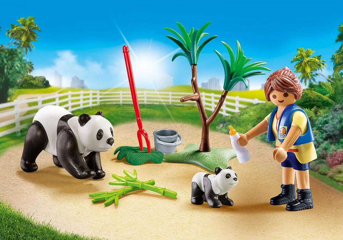 70105 PLAYMOBIL® City Life Panda Caretaker Carry Case