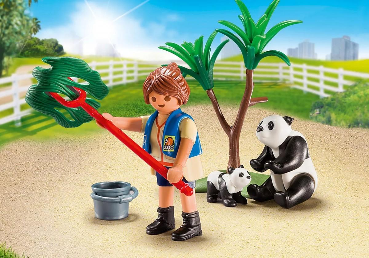 70105 PLAYMOBIL® City Life Panda Caretaker Carry Case