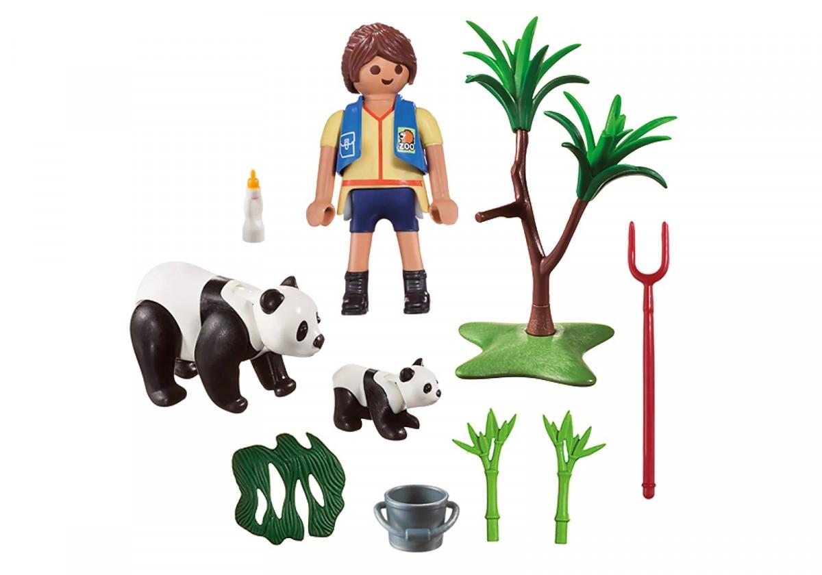 70105 PLAYMOBIL® City Life Panda Caretaker Carry Case