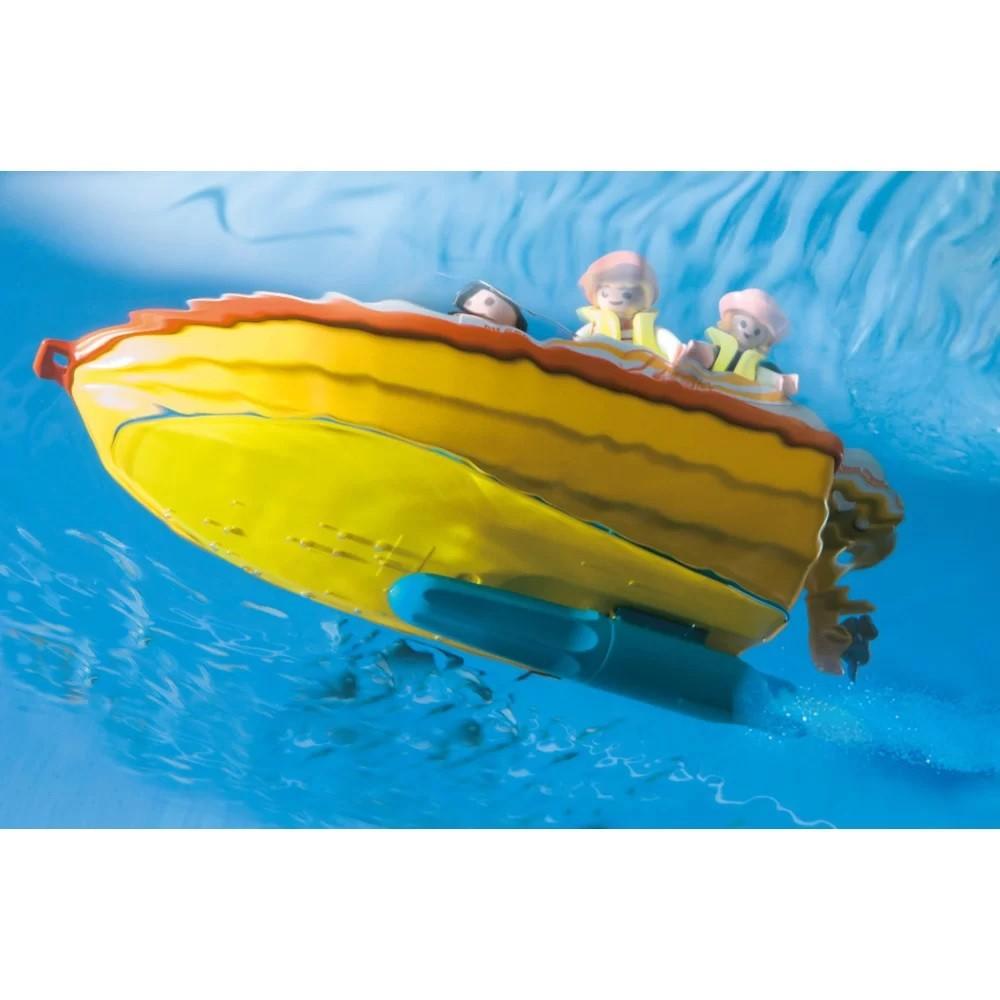 Žaislų rinkinys - Playmobil 4144 Šeimos furgonas su valties priekaba (Playmobil, furgonas, priekaba, valtis)