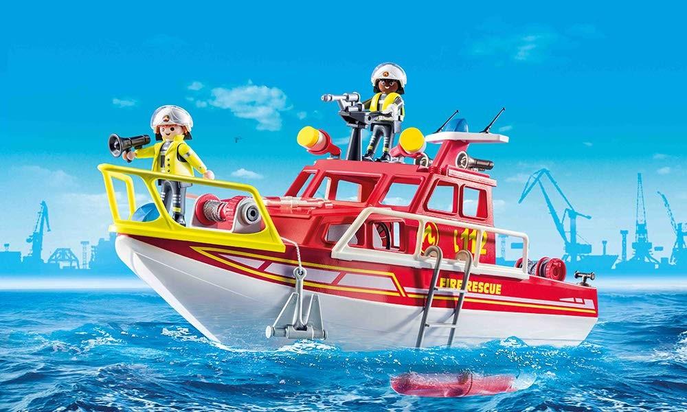 PLAYMOBIL CITY ACTION Ugnegiasių gelbėjimo laivas, 70147