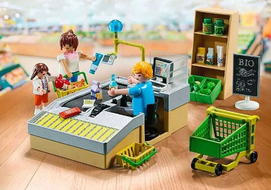 Konstruktorius Playmobil Organic Supermarket Promo Pack 71648