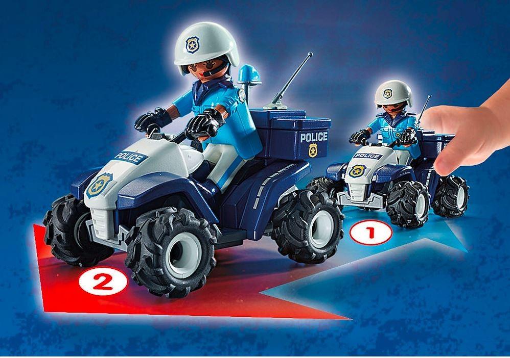 Konstruktorius Playmobil Police Speed Quad 71092