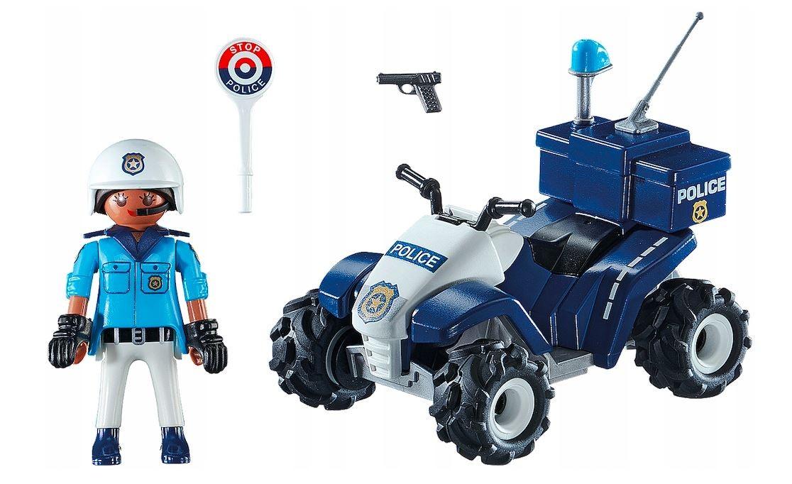 Konstruktorius Playmobil Policija greičio keturratis 71092