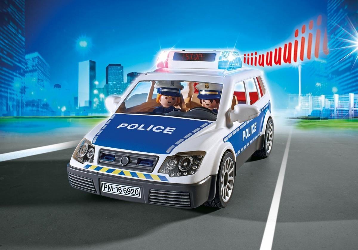 PLAYMOBIL CITY ACTION Policijos automobilis su šviesomis ir garsais, 6920