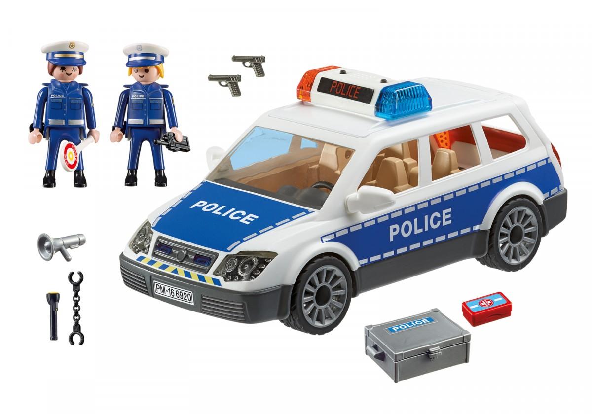 PLAYMOBIL CITY ACTION Policijos automobilis su šviesomis ir garsais, 6920