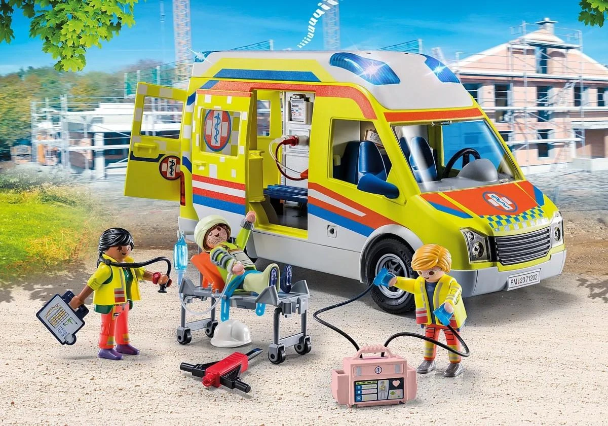 Playmobil City Life 71202 Greitosios pagalbos automobilis su šviesa ir garsu