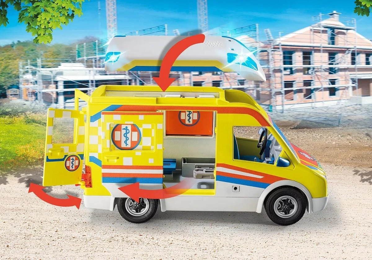 Playmobil City Life 71202 Greitosios pagalbos automobilis su šviesa ir garsu