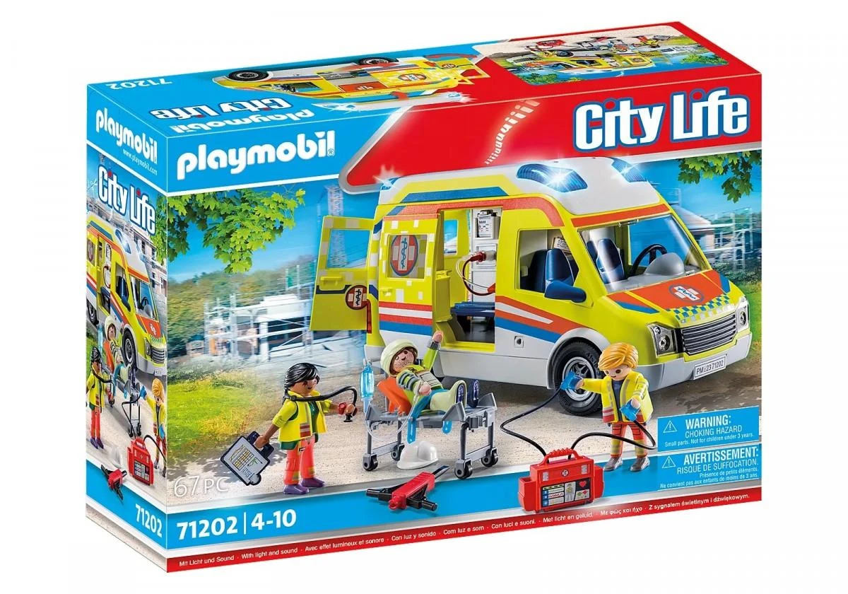 Playmobil City Life 71202 Greitosios pagalbos automobilis su šviesa ir garsu