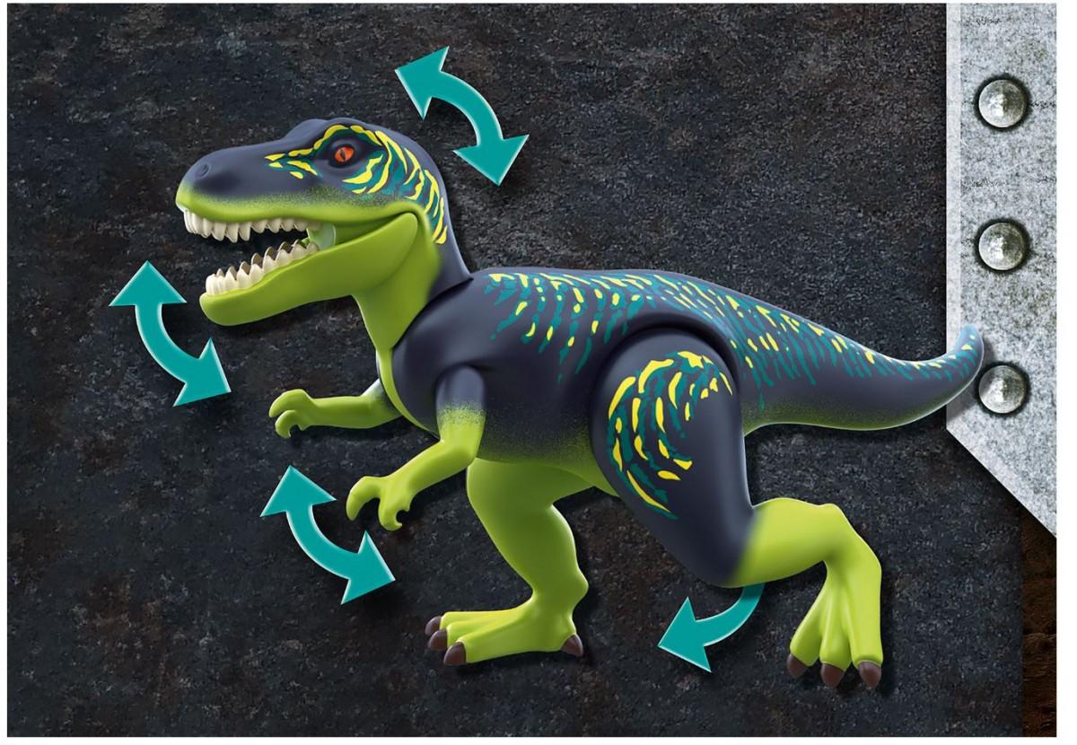 PLAYMOBIL – Dino Rise – tiranozauras ir milžiniškas robotas